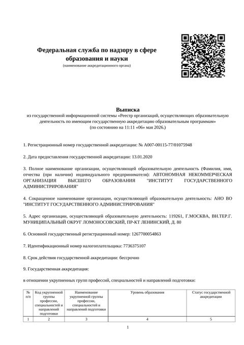 Аккредитация — стр. 1
