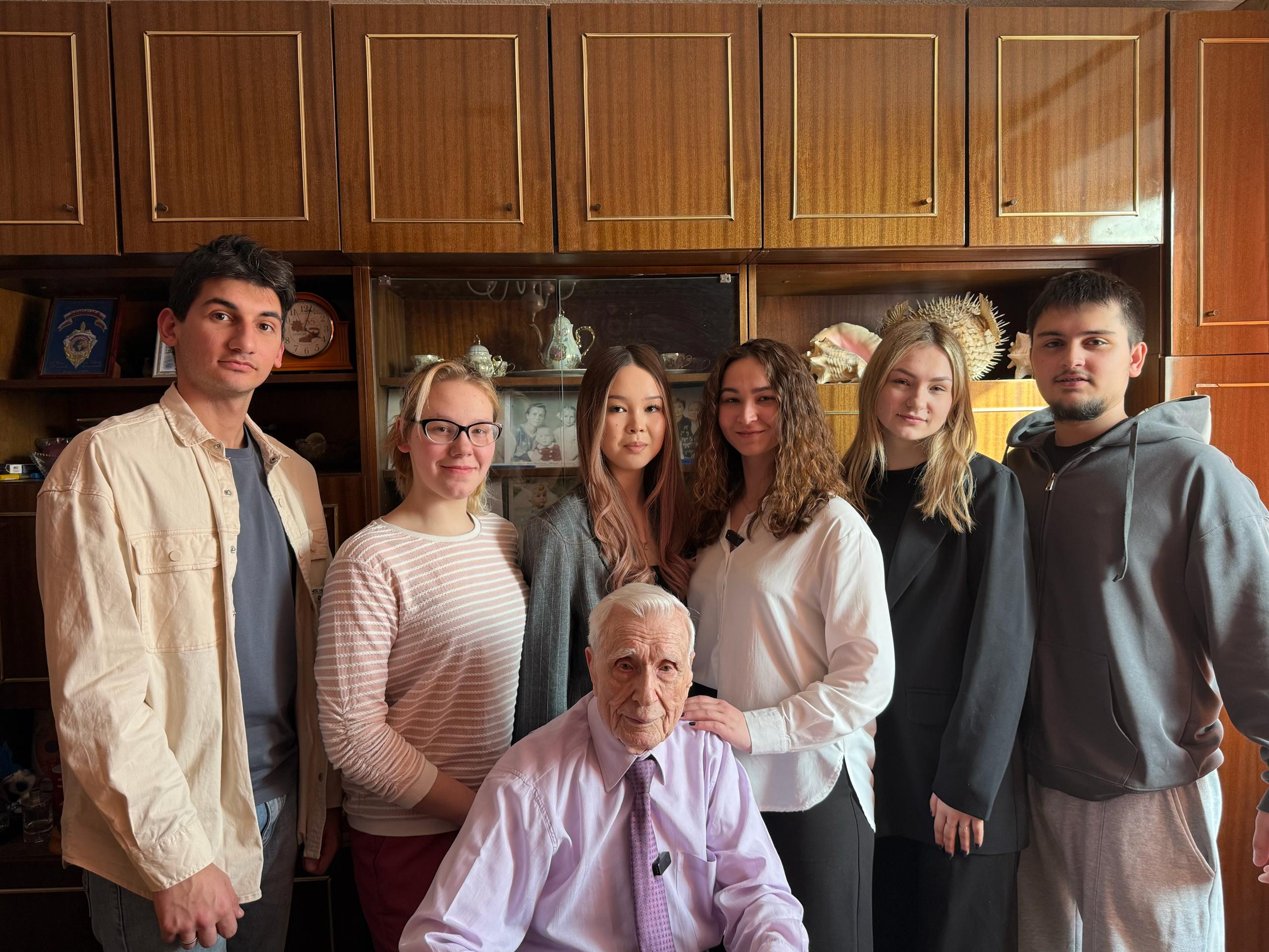 Встреча студентов с ветераном Великой Отечественной войны